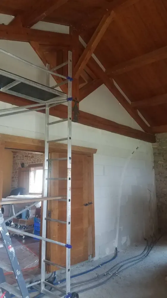 Cloison plaque de plâtre travauxwebp